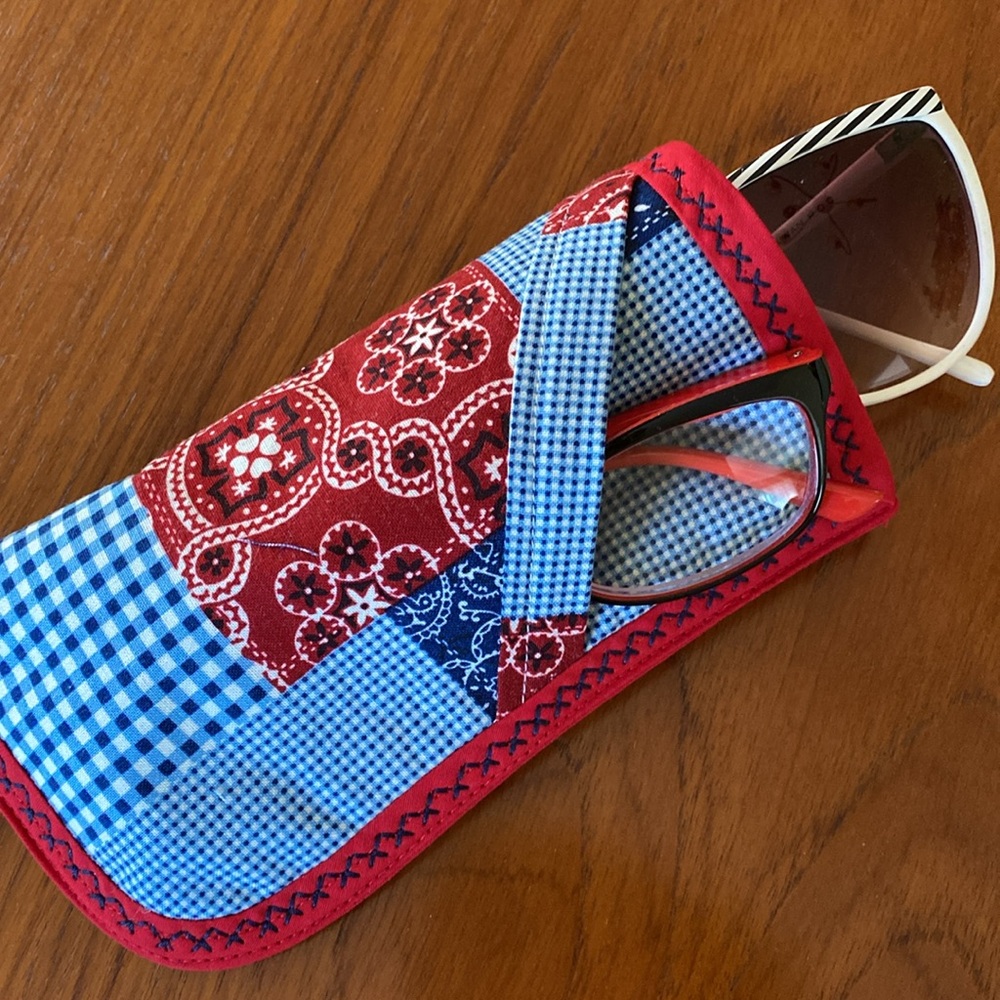 Handmade Double Eyeglass/Sunglass Case